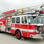 American Air Force, E-One Typhoon HP75 Fire Truck in Spangdahlem Air Base