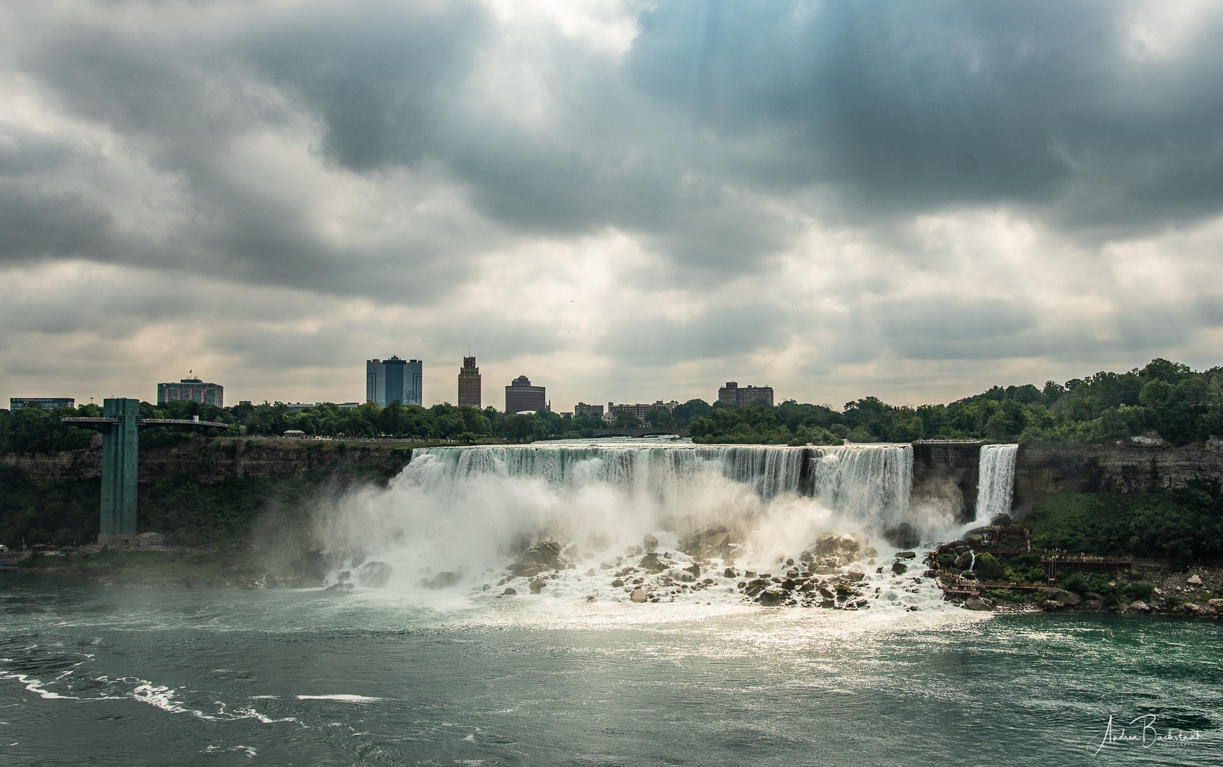 American Fall and Bridal Veil Fall - Niagara Falls