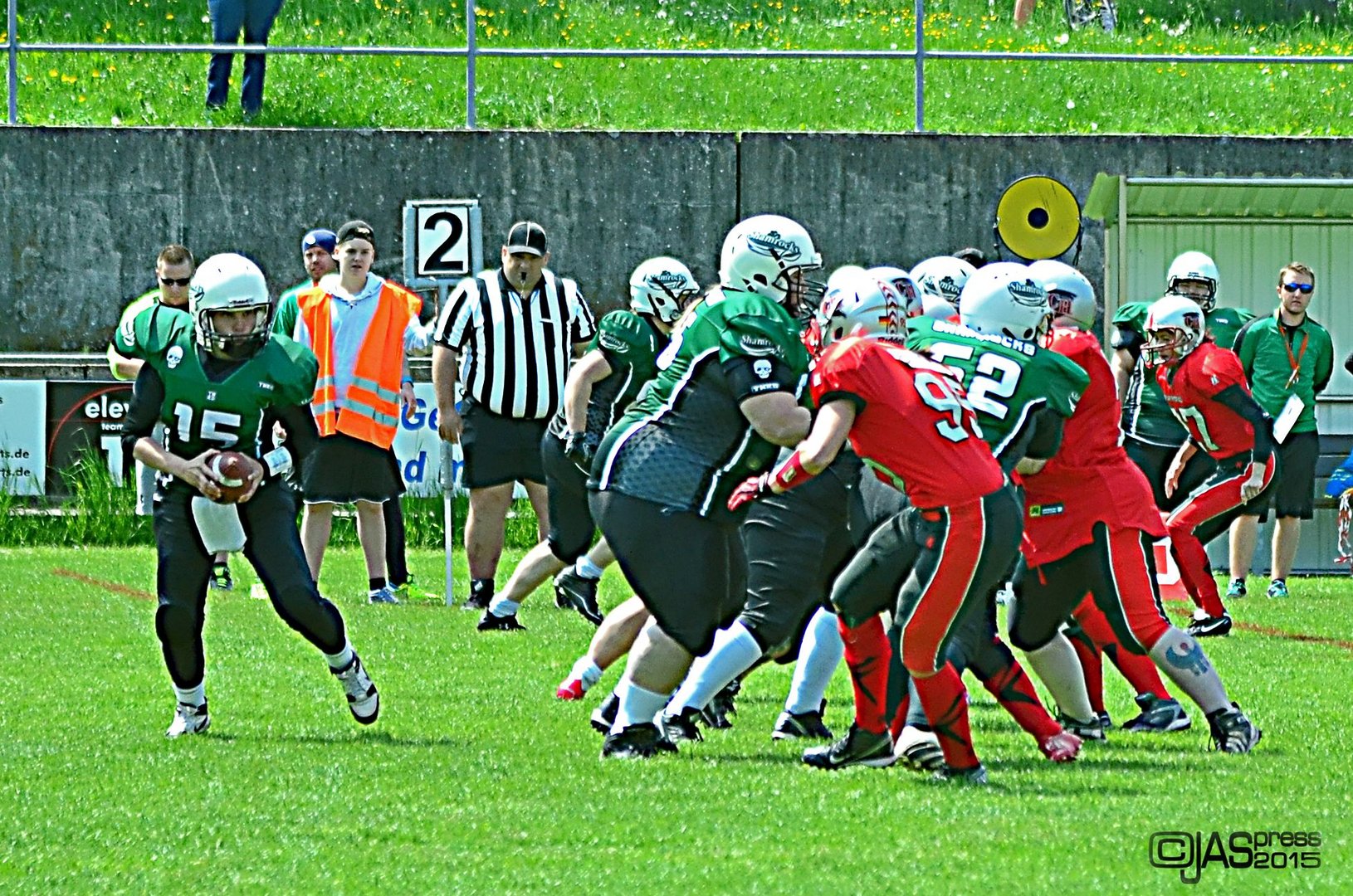 american football - crailsheim hurricanes vs muehlheim shamrocks 02