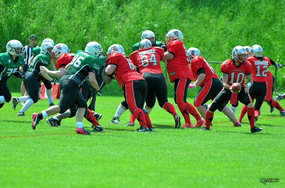 american football - crailsheim hurricanes vs muehlheim shamrocks 05