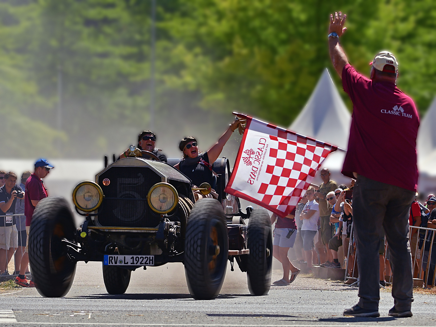 American LaFrance Wagen bei den Schloss Dyck Classic Days 2018