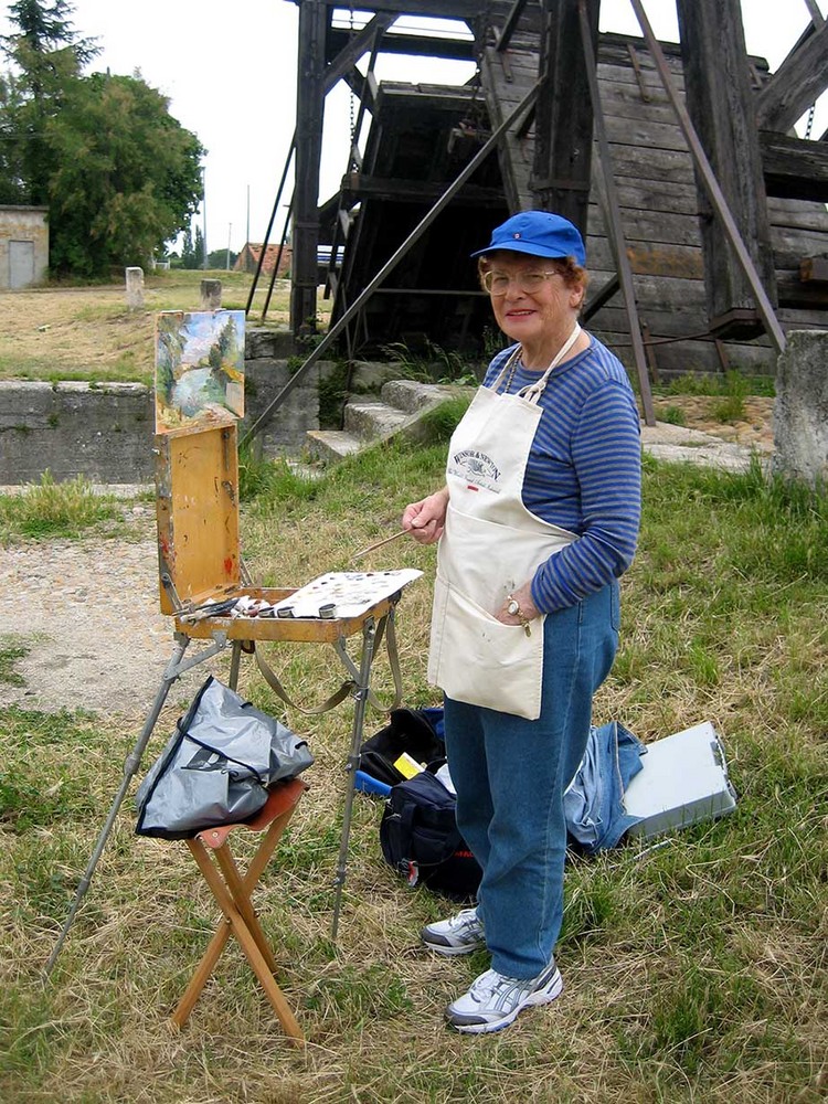 American painter in Arles, France