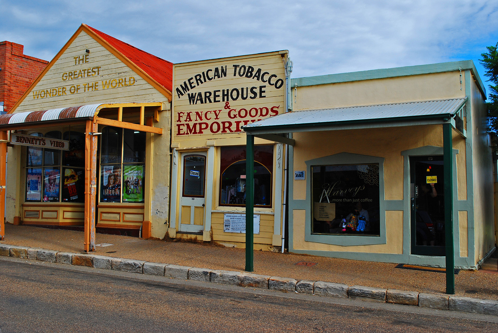 American warehouse in Gulgong City, NSW, Australia