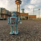 Americana: Blue Robot at Cullman Water Treatment Plant