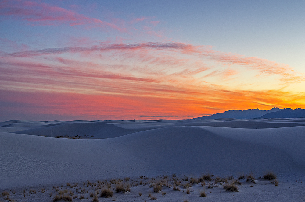 Americana: White Sands Sunset