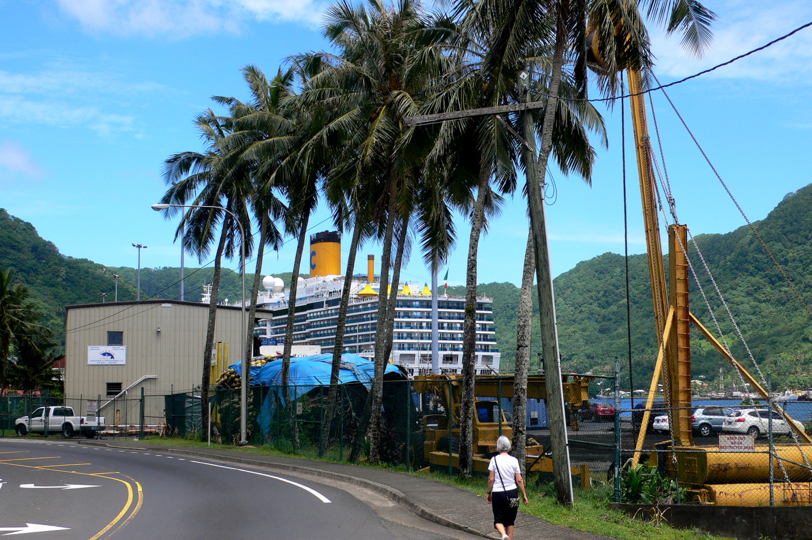 Amerikanisch Samoa - Der Hafen von Pago Pago