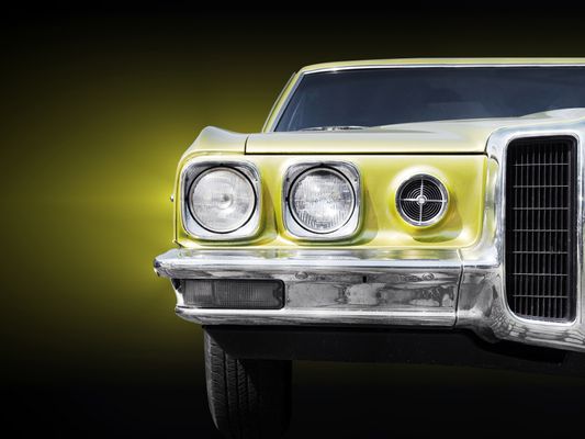 Amerikanischer Oldtimer Bonneville 1970 Front