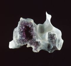 Amethyst aus dem Steinbruch Juchem - Vorderseite