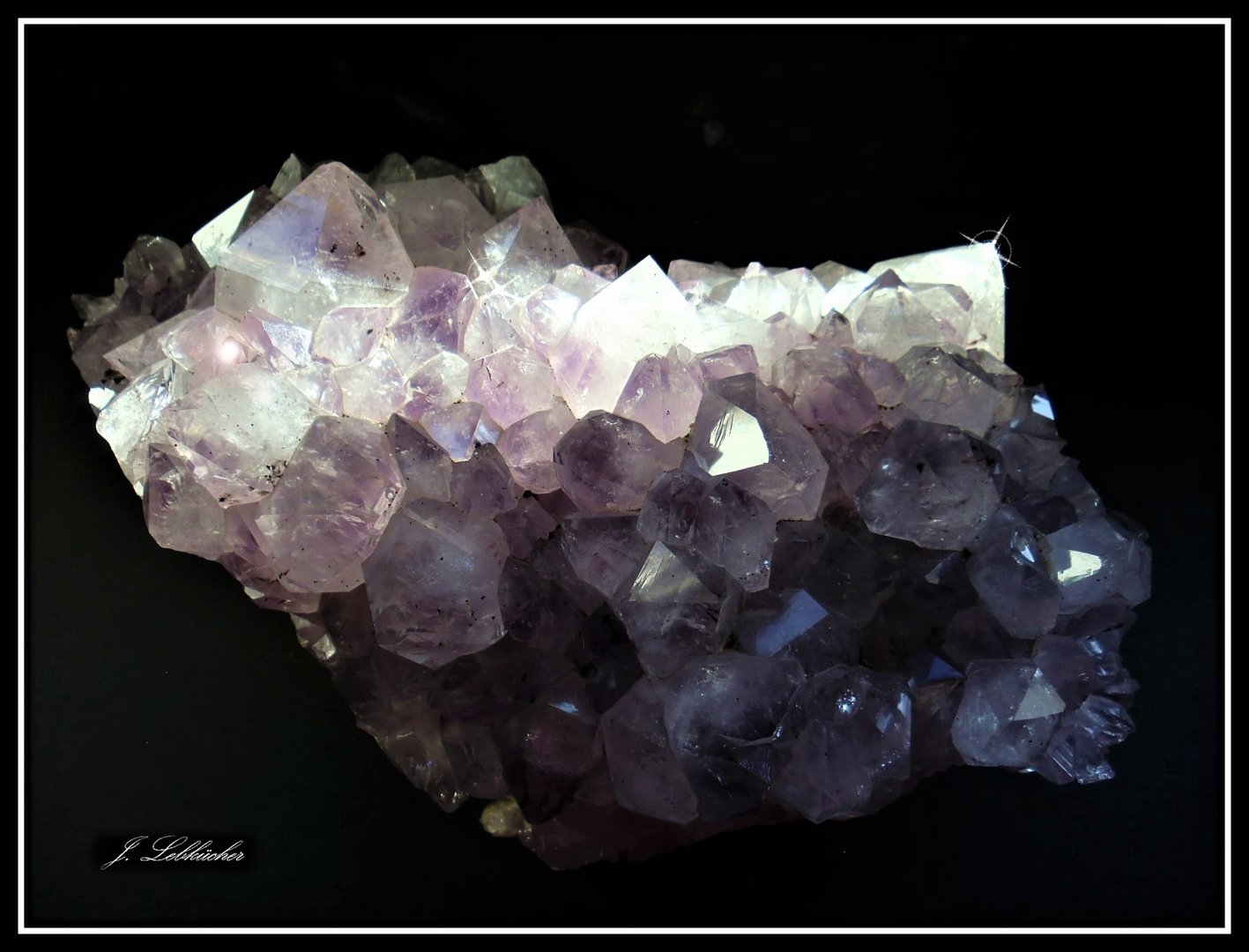 Amethyst im Sonnenlicht