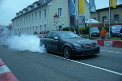 AMG C63 Start mit Burnout