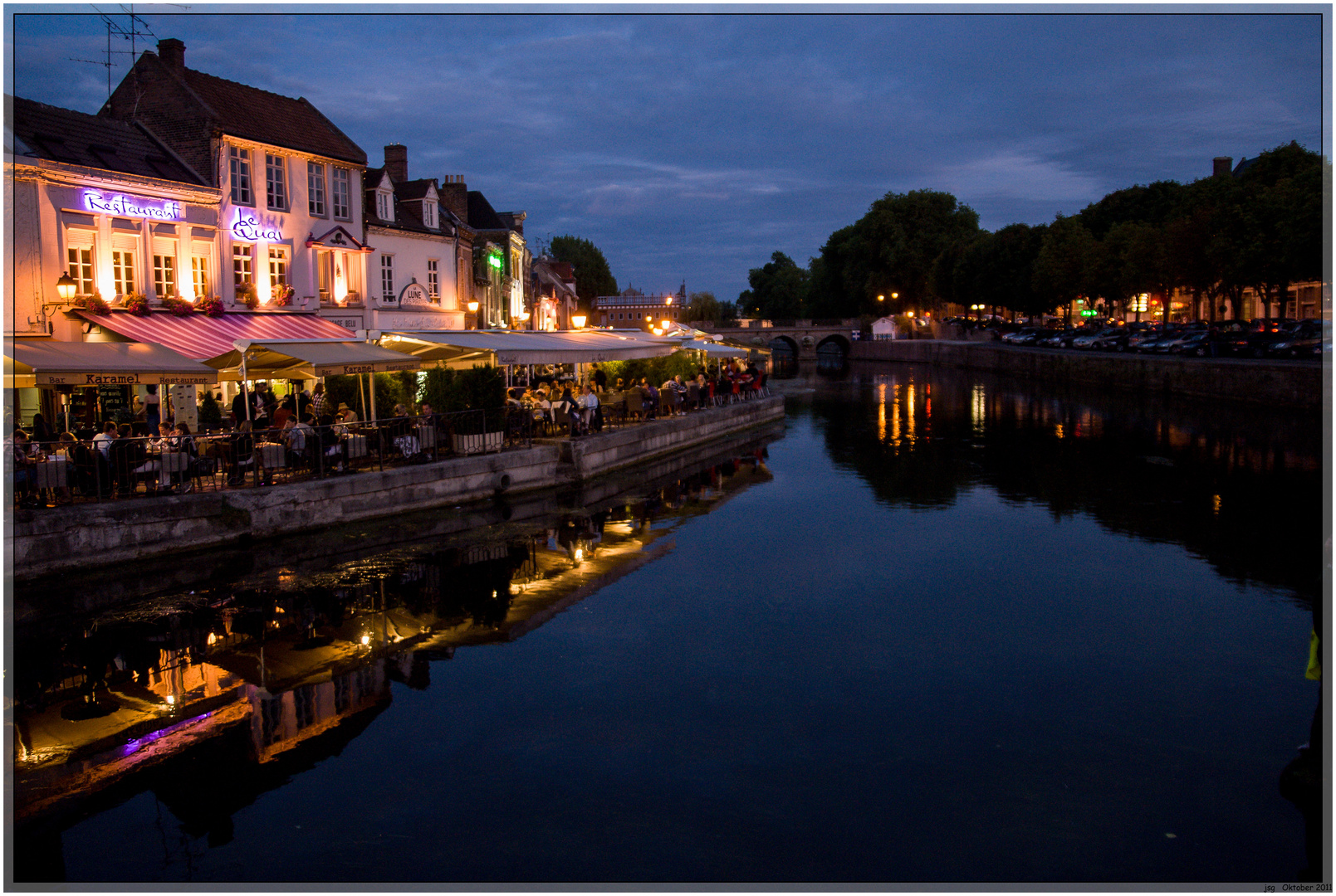 Amiens mit Blick auf das Quartier Saint Leu