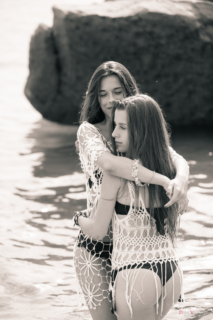 Amigas en la playa