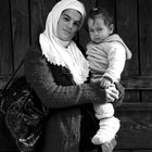 Amira and her daughter enjoying the Hadži Bajram in Sarajevo