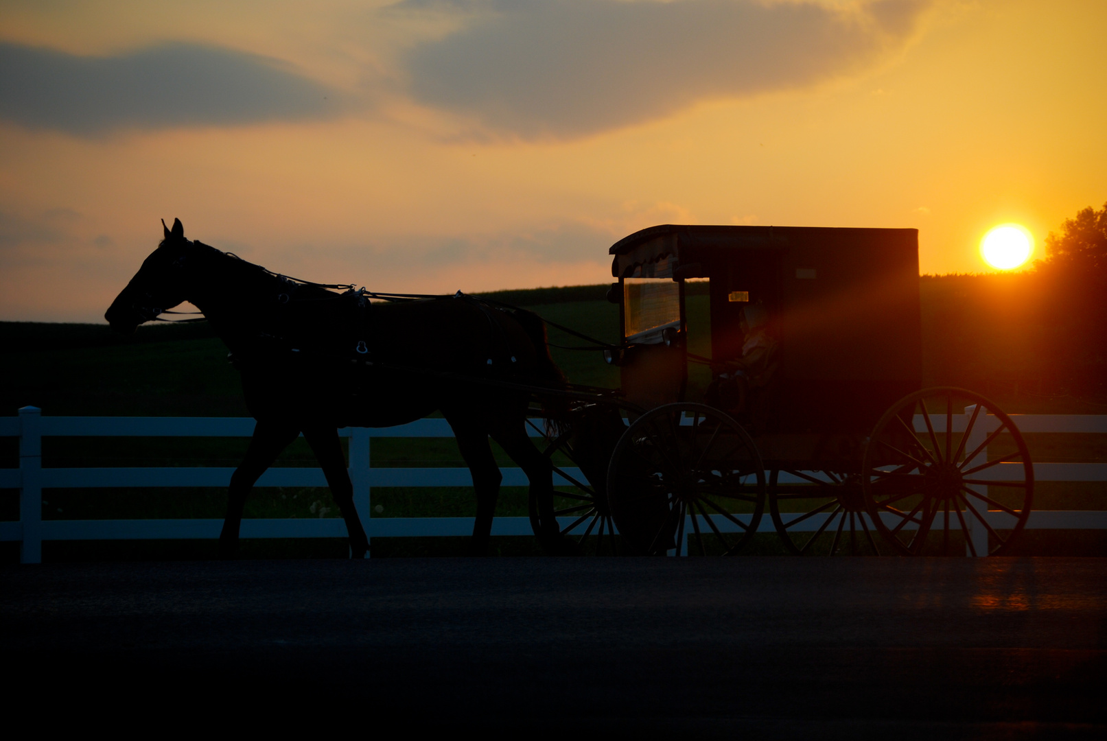 Amish Sunset