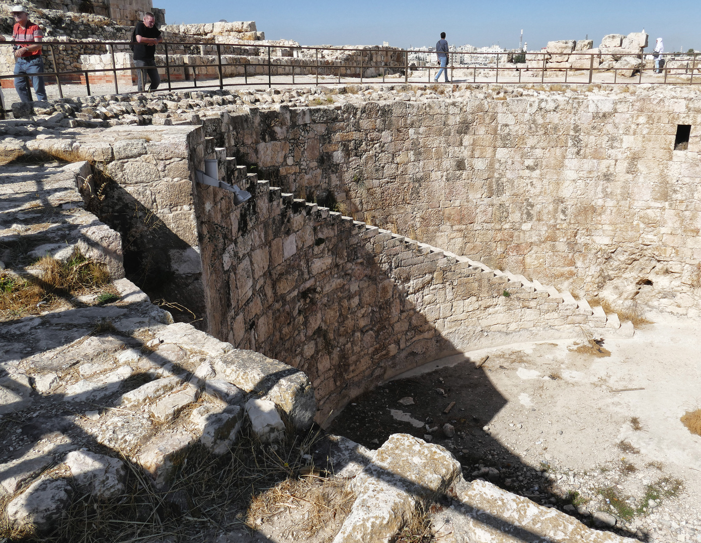 Amman- Die Zisterne auf dem Zitadellenhügel 