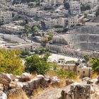 Amman Zitadellenhügel Blick auf das Theater 