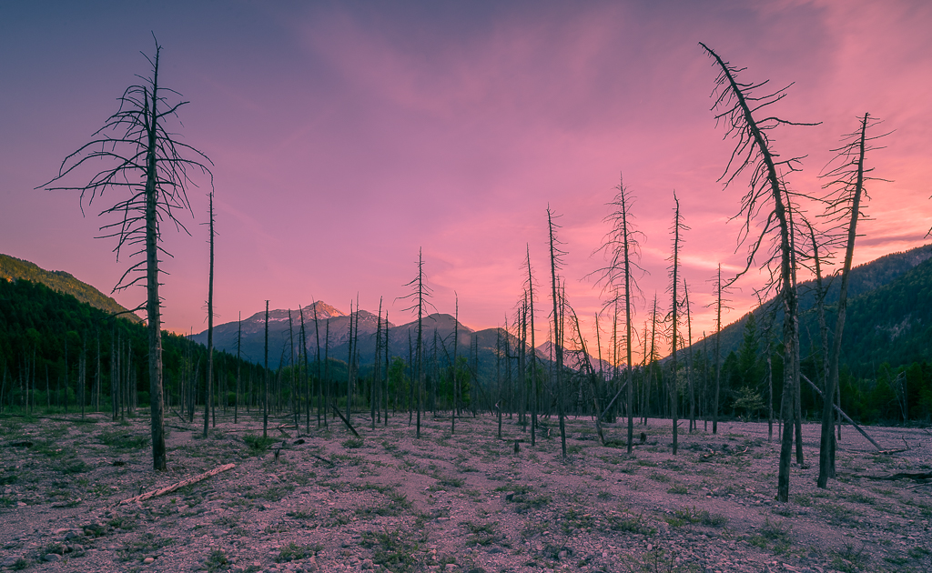 Ammergauer Alpen sundown