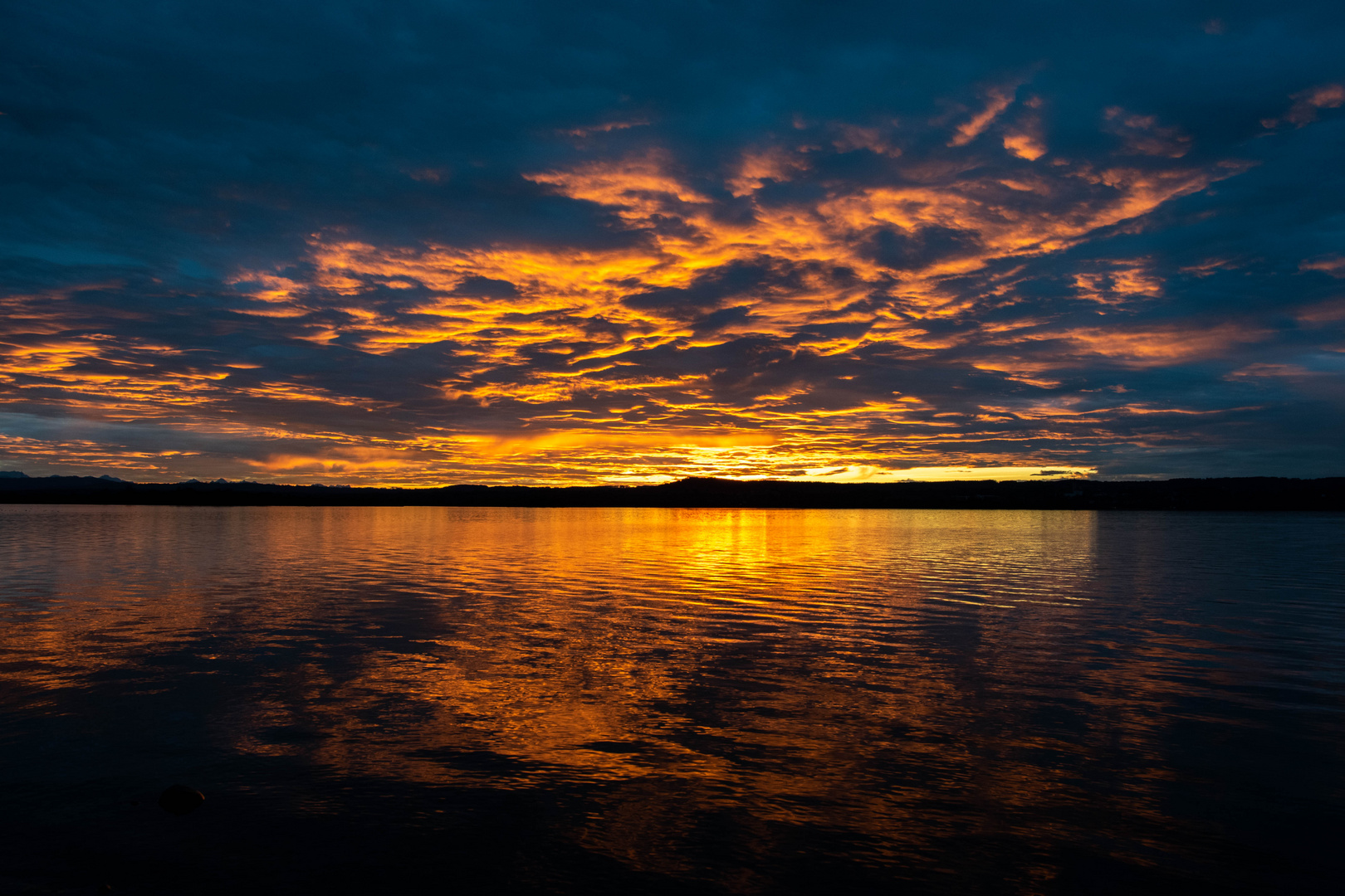 Ammersee 17 Uhr im November