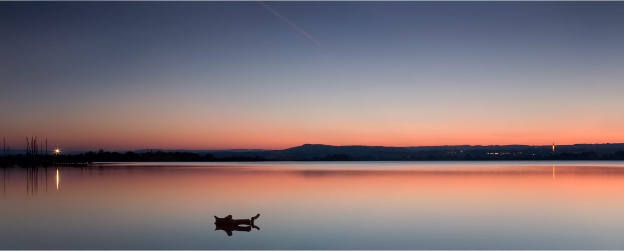 Ammersee ( Aidenried ), Bilick auf Dießen