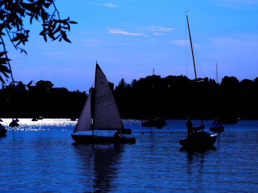 Ammersee am Abend