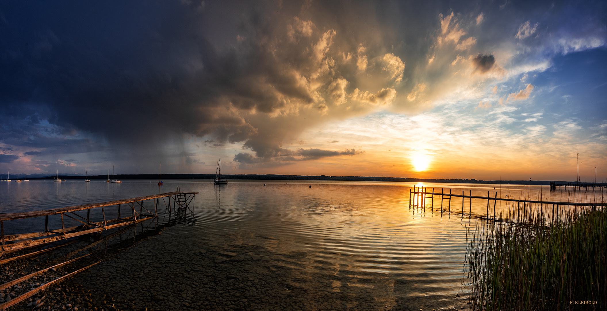 Ammersee am Abend