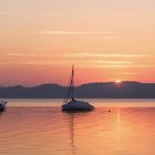 Ammersee: August, Sonnenaufgang 6:10 Uhr