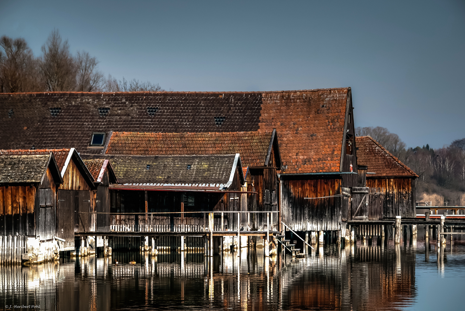 Ammersee bei Dießen während der Sonnenfinsternis im März 2015