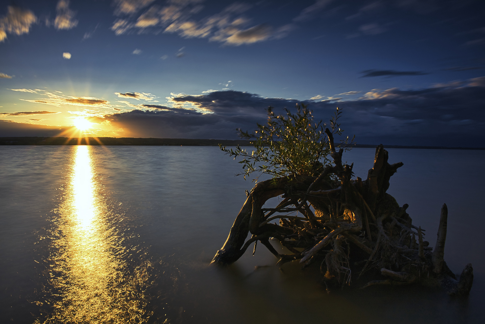 Ammersee bei Sonnenuntergang