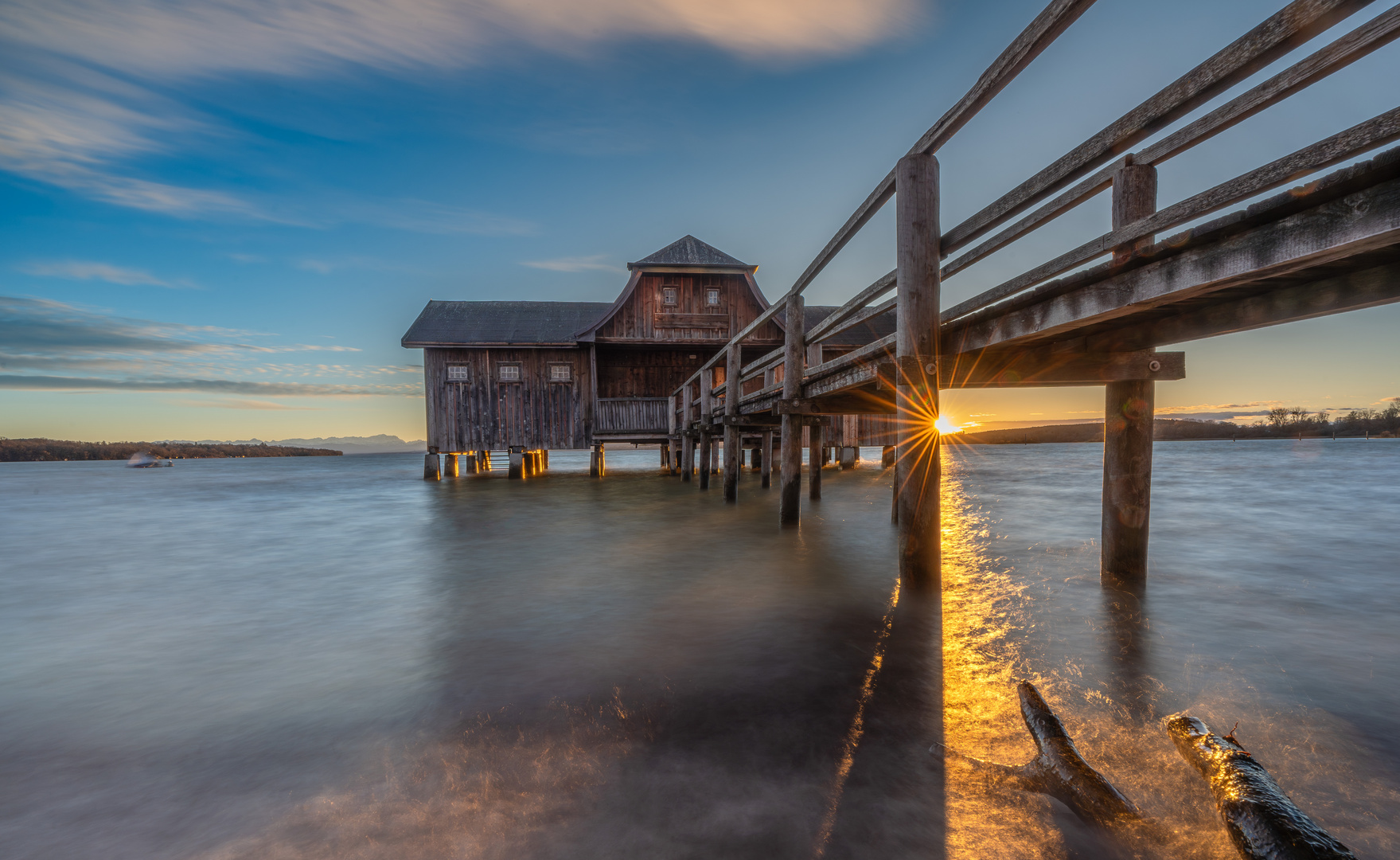 Ammersee bei Sturm