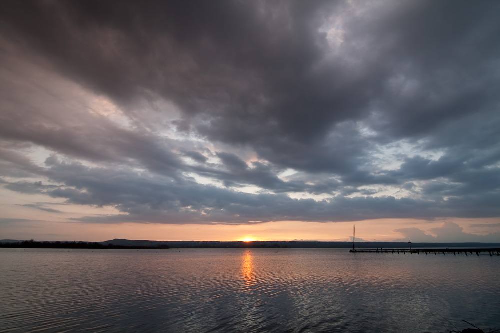 Ammersee bei Wetterumschwung