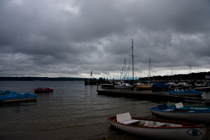 Ammersee - ein Sturm zieht auf