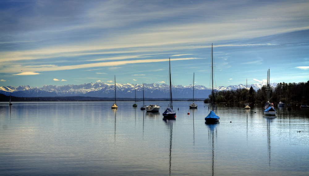 Ammersee im April