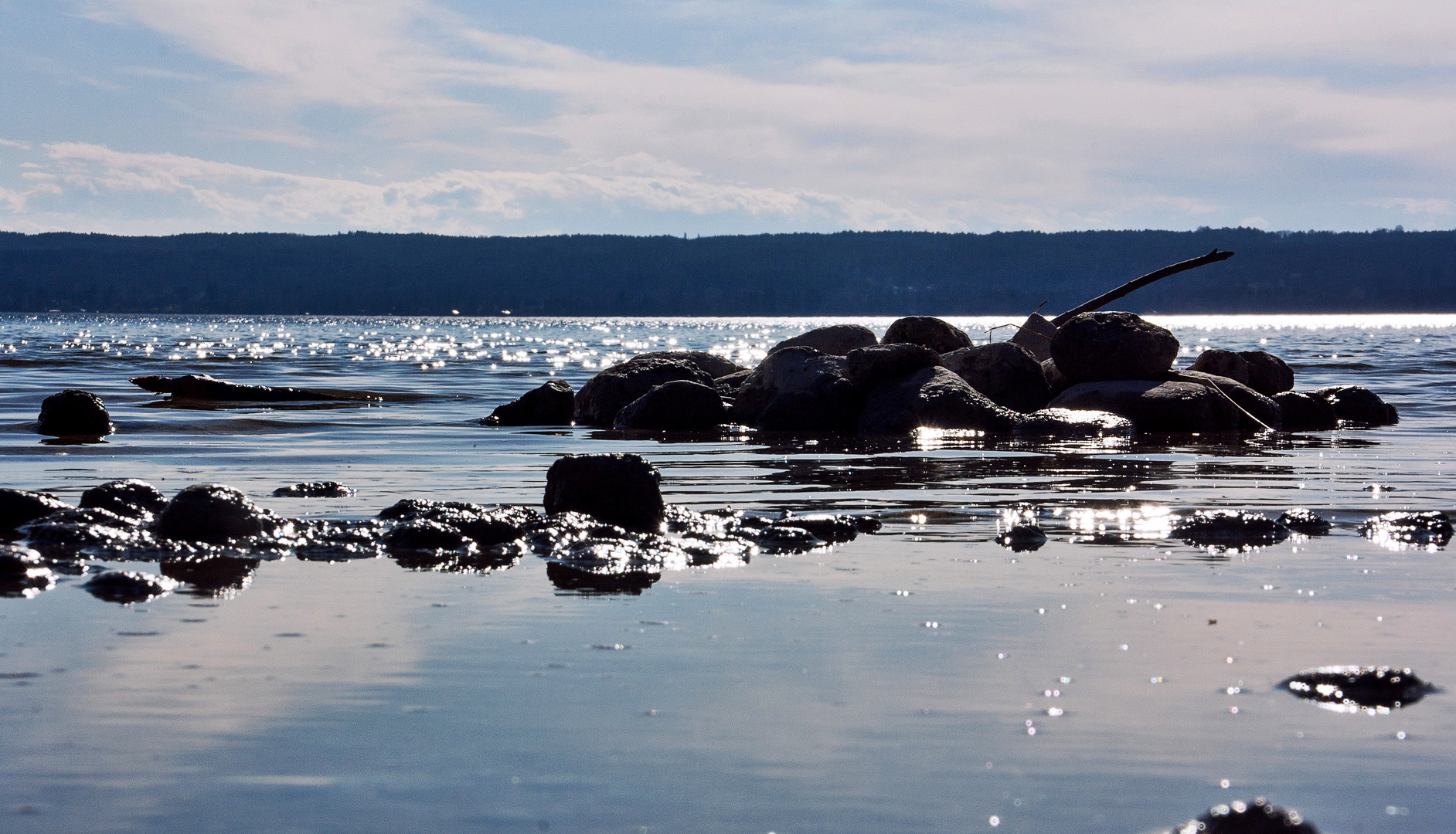 Ammersee in Nahaufnahme 