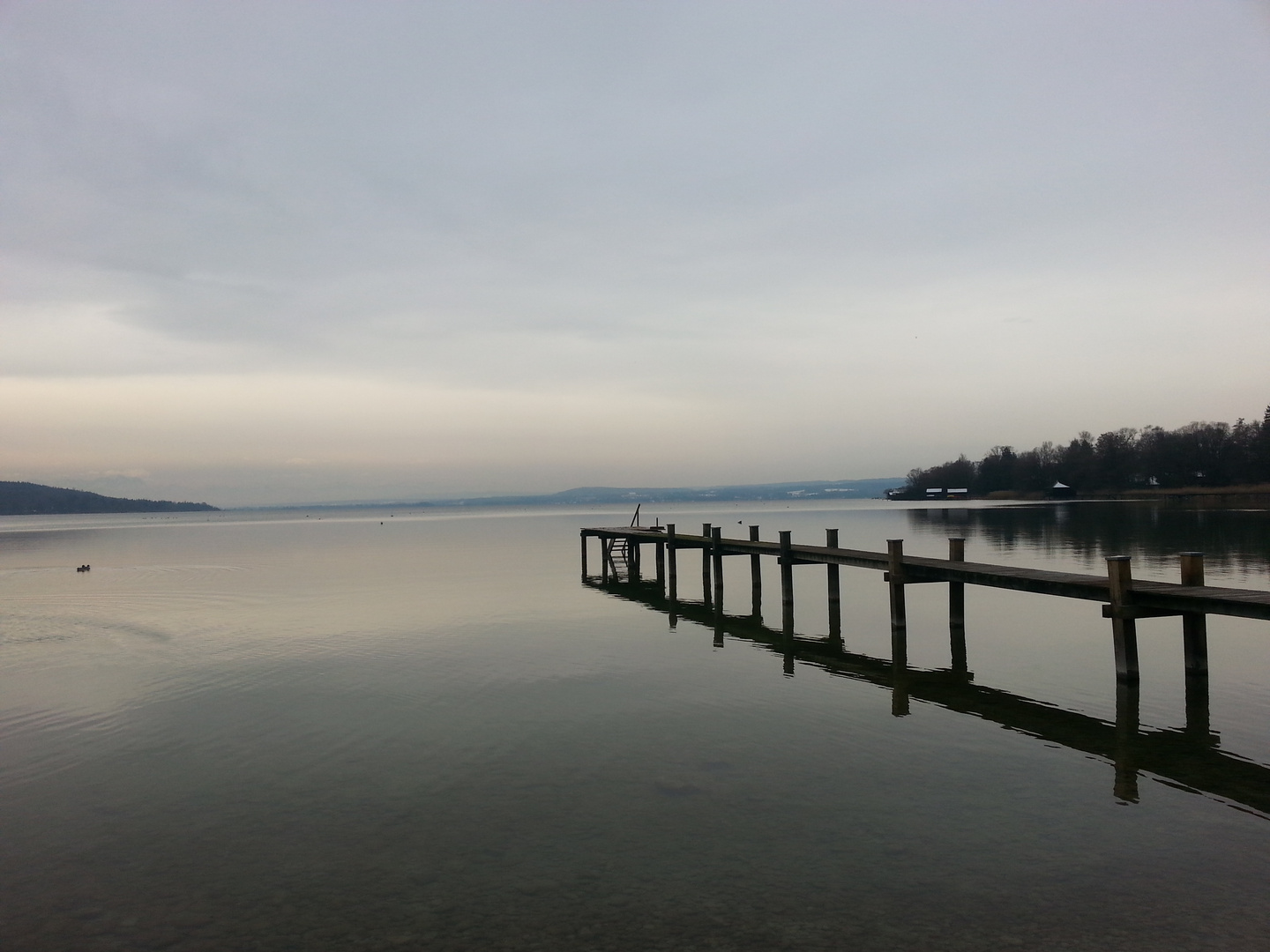 Ammersee in spätwinterlicher Stimmung