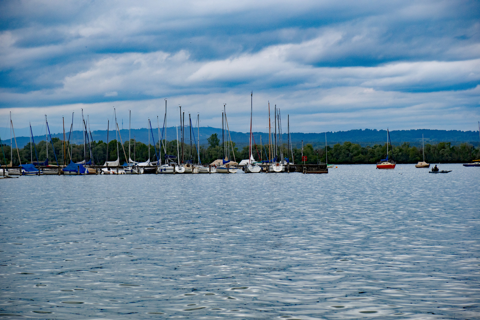 Ammersee mit Blick auf den Peissenberg