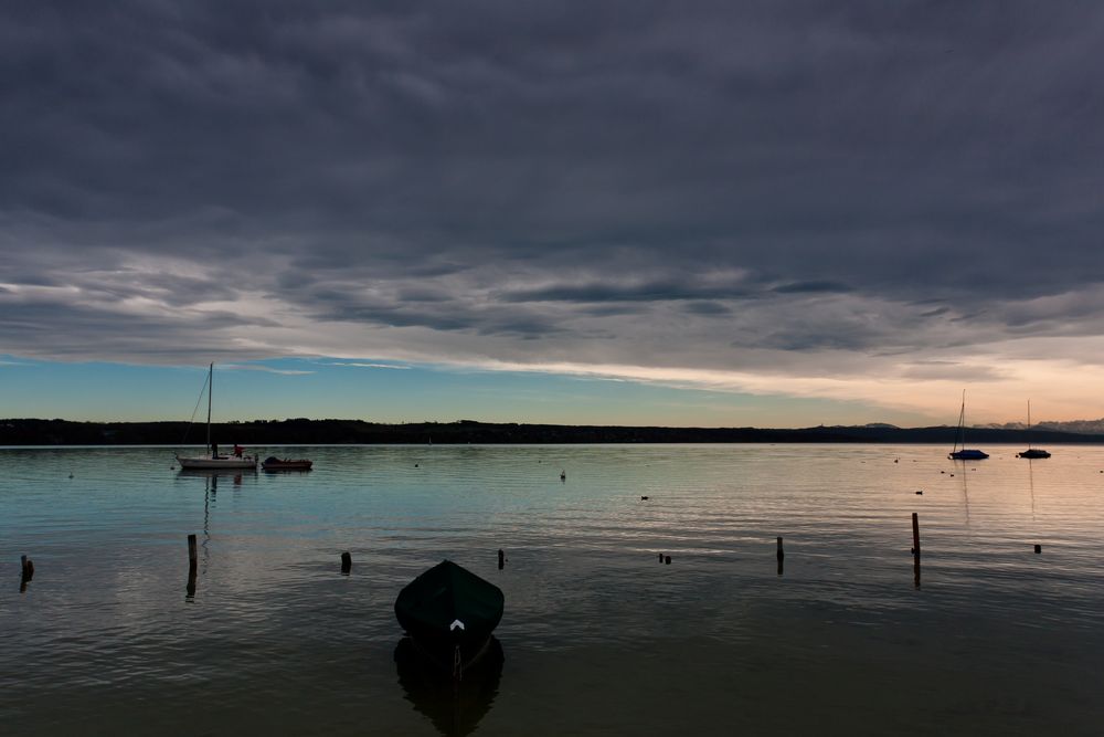 Ammersee mit Föhn