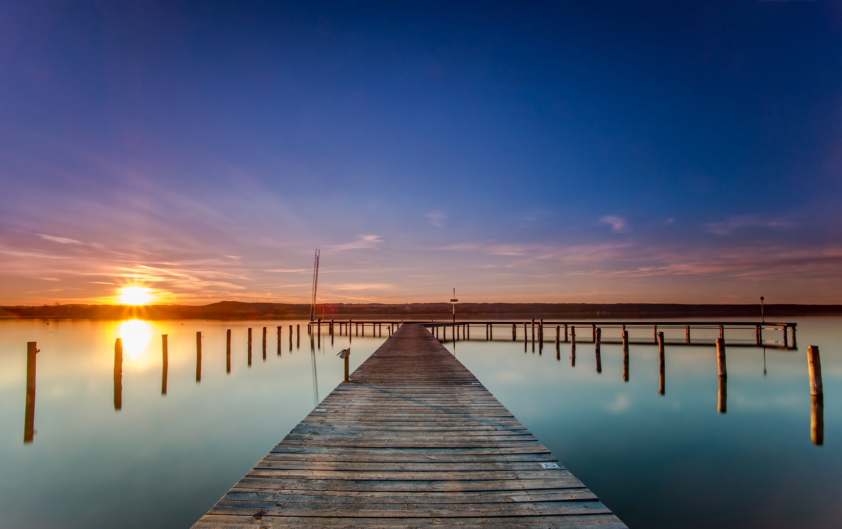 Ammersee mit Steg Foto & Bild landschaft, bach, fluss & see, see