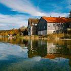 Ammersee Mühle Herrsching mit Spiegelung