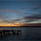 Ammersee Sonnenuntergangspanorama