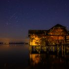 Ammersee Stegen- Das leuchtende Bootshaus