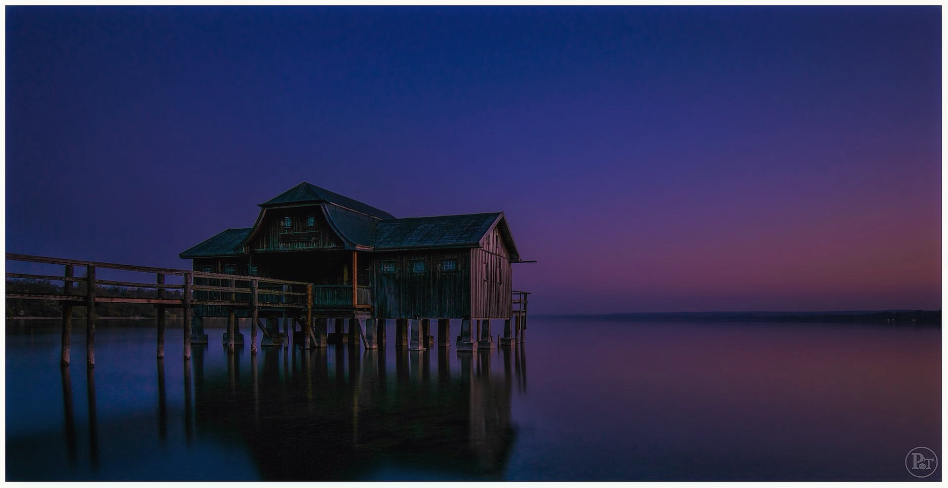 Ammersee-Stegen Nachtaufnahme