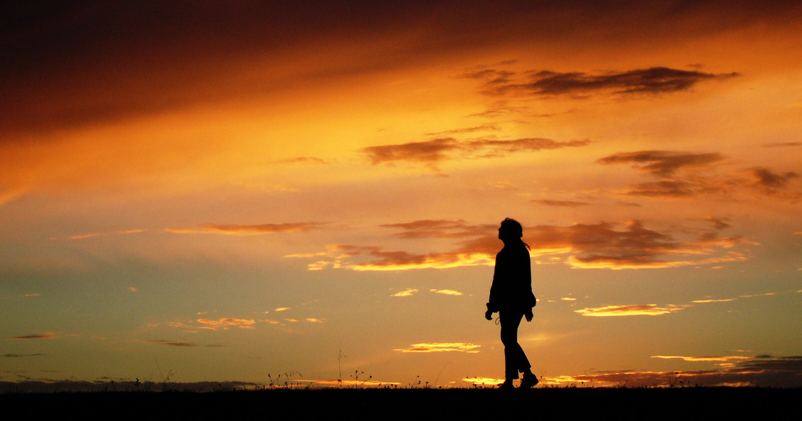 Ammirando i colori del tramonto