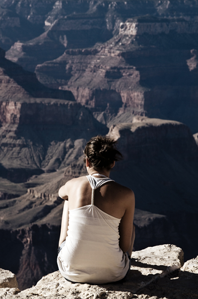 Ammirando il Grand Canyon