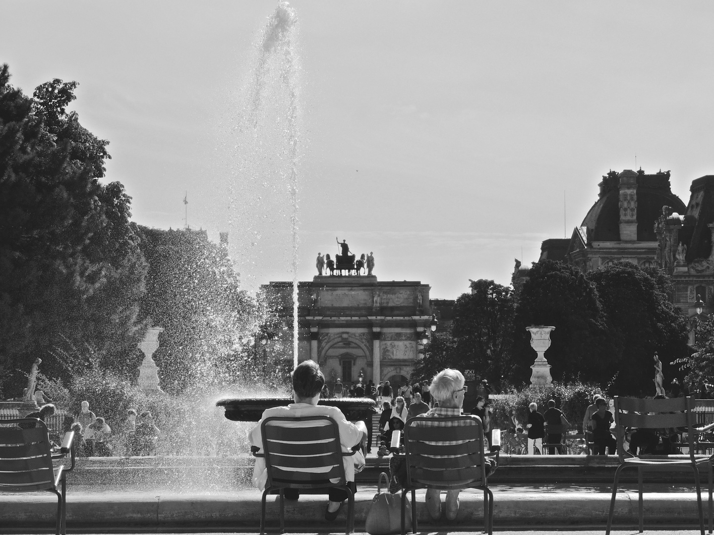 Amour aux tuileries