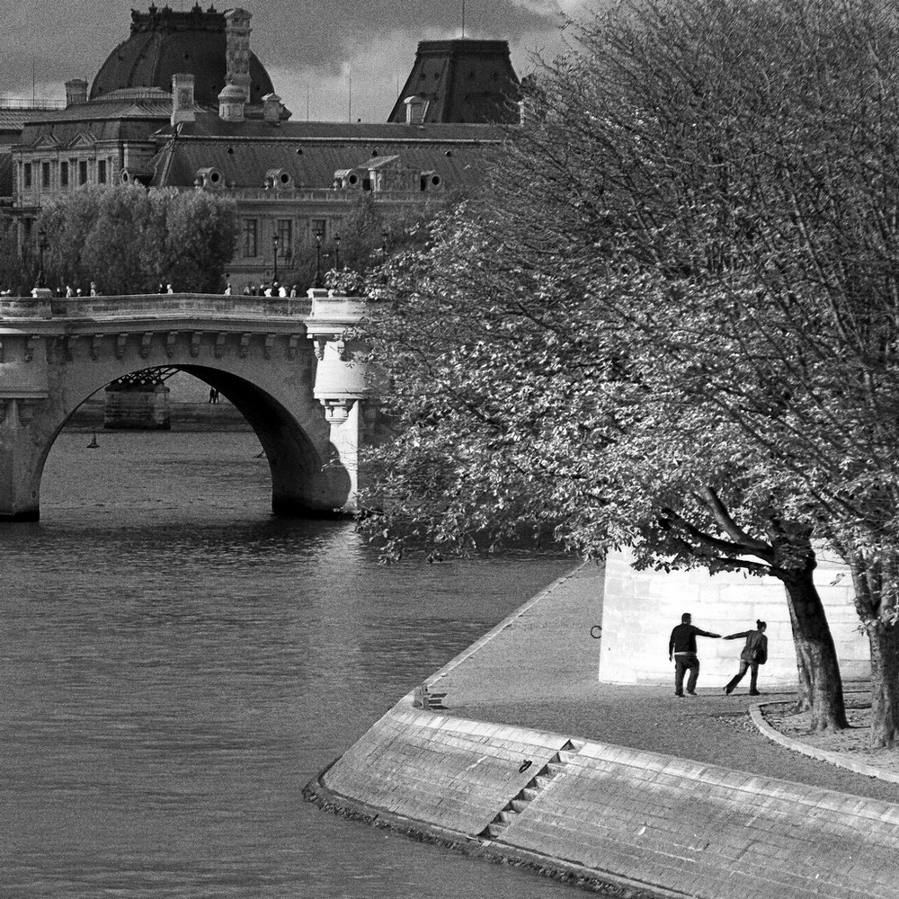 Amoureux sur les quais de la Seine