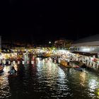 Ampawa Floating market at night