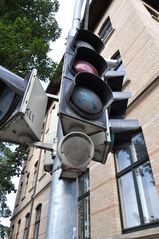 Ampel für Sehbehinderte und Blinde