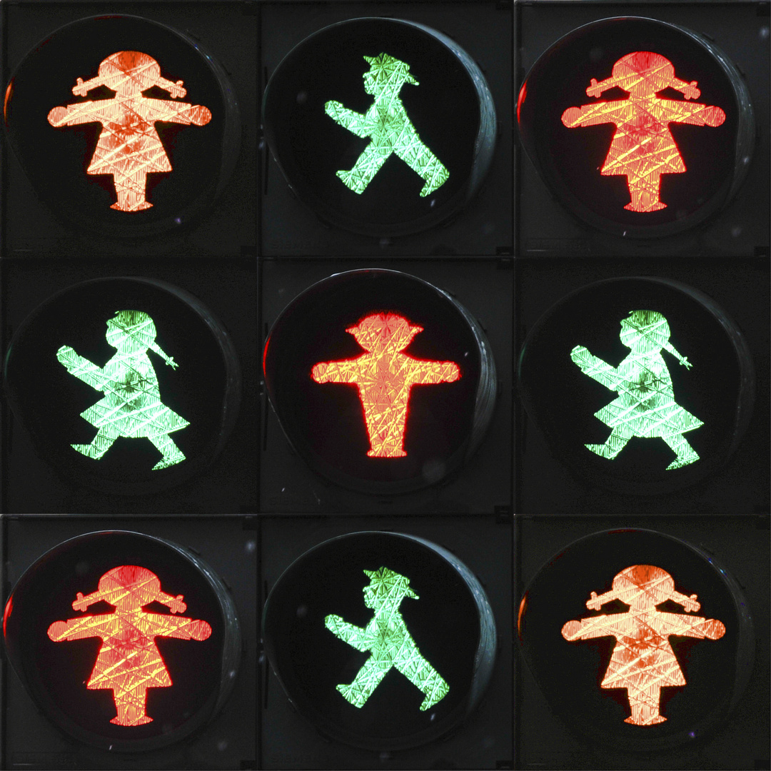 Ampelmännchen - Ampelmädchen