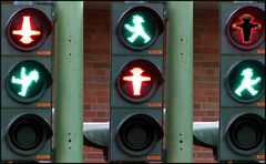 Ampelmännchen in Berlin