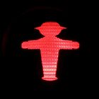 Ampelmännchen in Rot